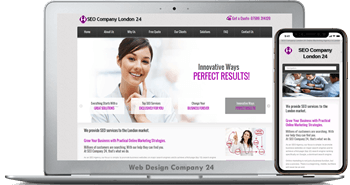 Web Design Porfolio: SEO Company 24
