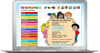 Web Design Porfolio: Nelmes Pre School