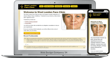 Web Design Porfolio: West London Face Clinic