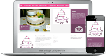 Web Design Porfolio: Kmoore Cakes