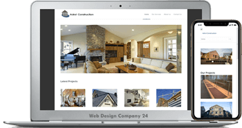 Web Design Porfolio: Adrol Construction