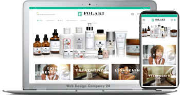 Web Design Porfolio: Folaki Online SHop