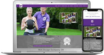 Web Design Porfolio: Enlite Fitness