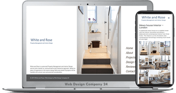 Web Design Porfolio: whiteandrose
