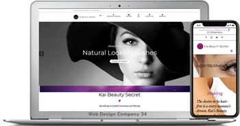 Web Design Porfolio: kai beauty secret