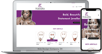 Web Design Porfolio: kaivella accessories