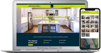 Web Design Porfolio: kitchen installers