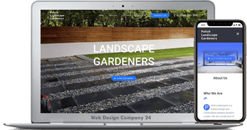 Web Design Porfolio: landscape gardeners